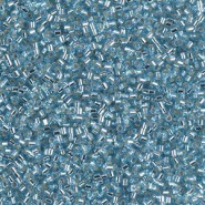 Miyuki delica beads 15/0 - Silver lined aqua DBS-44